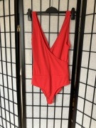 Body Zara Trafaluc czerwone, r. M