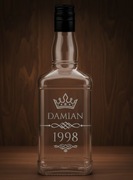 Butelka typu "Daniels"  TWÓJ GRAWER – Prezent z Charakterem