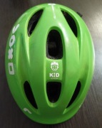 Kask rowerowy dziecięcy zielony rozmiar 47-53