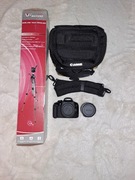 Aparat canon EOS 1300D Obiektyw Statyw torba 