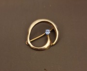 broszka srebrna vintage 