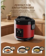 Parowar EAMOMEN 1L 400W funkcja podrzewania, parowania *15