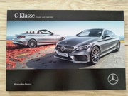 Mercedes C Klasa Coupe & Cabrio - Prospekt Katalog Broszura Klasse Class
