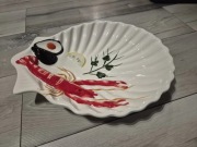 Talerze Owoce Morza, Homary Vintage Restauracyjne Kolekcjonerskie