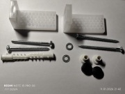 Zestaw montażowy kompaktu WC boczny