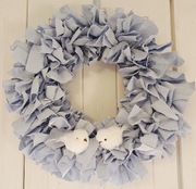 Wianek ręcznie robiony z ptaszkami