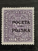 POLSKA 1919r Fi 49 ** Wyd. krakowskie 10 kr