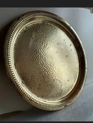 Stara taca patera mosiężna 39 cm