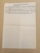 A4 list poparcia dla L. Wałęsy. Cegielski 