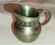 Dzbanek na mleko  śmietankę sos Pewter Haugrud Norway 726 antyk