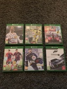 Zestaw xboxone fifa 18,17,15 NHL17 crew2 napisy pl