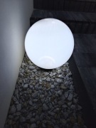 Lampa solarna ogrodowa wbijana ozdobna LED całoroczna wysoka 73 cm śr 30 