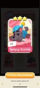 Monopoly Go Śpiący scottie karta naklejka set 11 3*