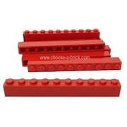 LEGO CEGŁA 1X10 CZERWONY (1 SZTUKA)