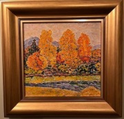 Leon Turalski, Pejzaż - obraz, olej na płótnie