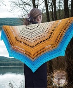 Chusta w kształcie heksa szydełko - do 22.12 - 10% od ceny !!!