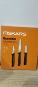 FISKARS ESSENTIAL Zestaw 2 noży kuchennych + skrobaczka 