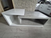 Modny geometryczny stolik kawowy, prostokątny do salonu - KAPPA Beton