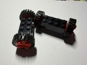 LEGO KOŁA KLOCEK 2x4 Z KOŁAMI CZERWONYMI 24x8 4180c02assy1 2 szt.