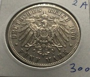 3 MARKI NIEMCY BADENIA 1912 G Ag