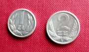 1zł  i 2 zł    1989    BARDZO ŁADNE
