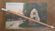 SZAMOCIN SAMOTSCHIN k. Chodzież Kolmar Pomnik Króla Fryderyka II obieg 1912