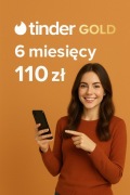 TINDER GOLD 6 MIESIECY 