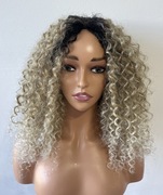 Afroloki Peruki, 45cm , Black.Gray. Synthetic
