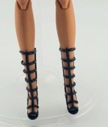 Buty dla lalki Barbie czarne