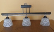 Lampa wisząca z 3 kloszami