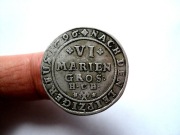 BRUNSZWIK: 1/6 TALARA 1696 R