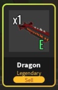 Da Hood Roblox Dragon Double-Barrel Skin