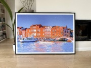 Wenecja - Riva degli Schiavoni odbitka Giclee, Fineart, 2019, 164x113cm