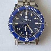 Zegarek Zodiac Super Sea Wolf ZO9312 Niebieski Lapis Lazuli