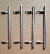 Uchwyty do szafek reling srebrne 160 mm