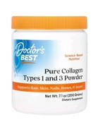 Doctor's Best Pure Collagen (czysty kolagen w proszku) typu 1 i 3 200 g