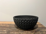 Miska dekoracyjna | wzór koszyczka wiklinowego