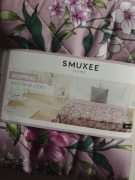 Narzuta kapa dekoracyjna SMUKEE wzór kwiaty przeszywana 220x200cm 