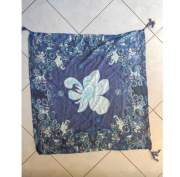 chusta pareo apaszka chustka szal szalik duża bawełniana floral kwiatowa