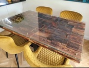 Stół drewniany, loftowy do salonu na wymiar. 