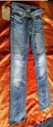 Teddy Smith pipper str comfo size 24 vintage jeansy nowe z metką