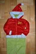 11^ The Grinch strój przebranie piżama 5/6 Lat_110/116 cm