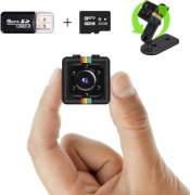 MINI KAMERA FULL HD SQ11 SZPIEGOWSKA RUCH DETEKCJA + SD 32GB NIGHT VISION