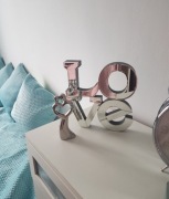 Love * Glamour * napis * szklany * lustro