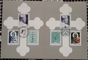 Folder wydanie Polska i Watykan Papież 3682 - 3684