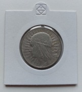 5 zł Głowa kobiety 1933 R. srebro