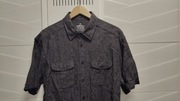 Koszula TU r. M szara NOWA paski LEN