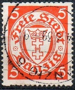 Wolne Miasto Gdańsk Fi 287R 1938r. kasowane