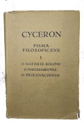 Cyceron Pisma Filozoficzne tom 1  PWN 1960r