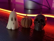 Ręcznie robione świece z wosku sojowego - Halloween (Zestaw 8)